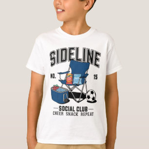 Women Sideline Social Club Soccer Mom Game Day _6 T-Shirt