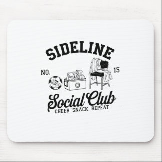 Women Sideline Social Club Soccer Mom Game Day _9  Mouse Pad