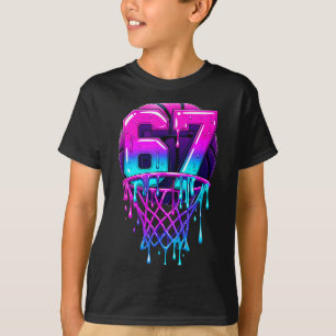 women Six Drip Basketball Seven 67 T-Shirt