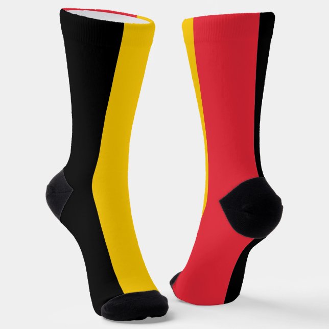 Women socks with flag of Belgium (Angled)