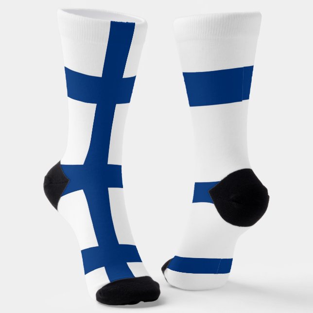 Women socks with flag of Finland (Angled)