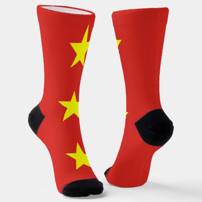 Women socks with flag of Vietnam (Angled)