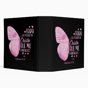 Women Spanish Religious Verse Sayings  Binder