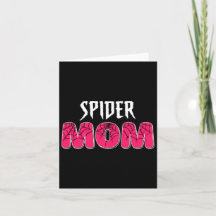 Women Spider Mom Groovy Family Party Mama Mothers Card