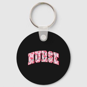 Women Strawberry Nurse Graduation Nurse Keychain