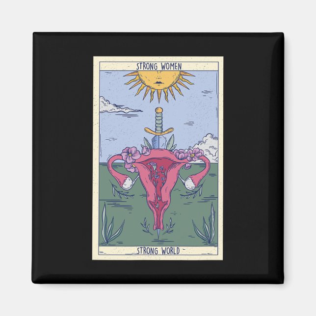 Women Strong World  Magnet (Front)