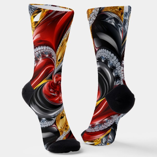 Women sustainable socks with German Colours (Angled)