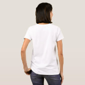 Women T Shirt with Flag of India (Back Full)
