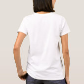 Women T Shirt with Flag of India (Back)