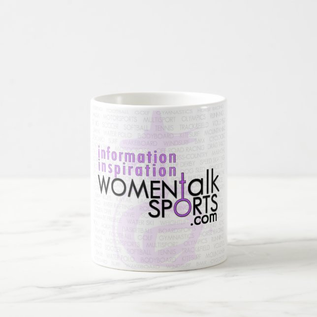 Women Talk Sports mug (Center)