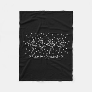 Women Team Snow Corps Nutcracker Season Christmas Fleece Blanket