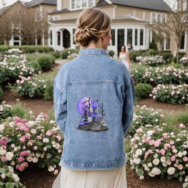 Women Tee Shirts, Men Shirts, Mom Ghost T-Shirts,  Denim Jacket (Wedding Back)