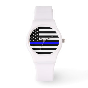 Women Thin Blue Line Wrist Watch - Back the Blue