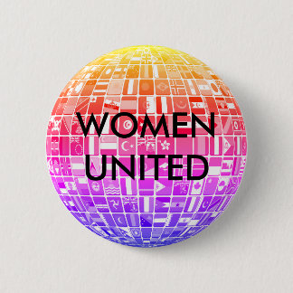 WOMEN UNITED Design 5 2 Inch Round Button