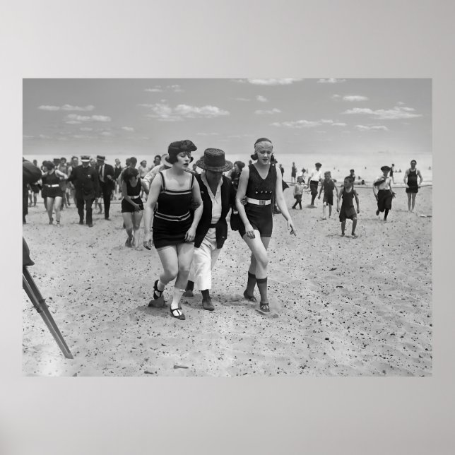 Women Violate Swimsuit Decency Law c. 1923 Poster (Front)