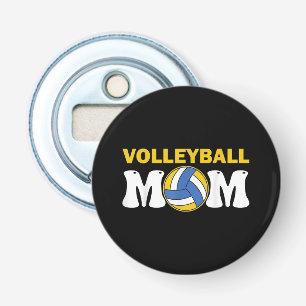 Women Volleyball Mom Shirt Game Day Funny Player Bottle Opener