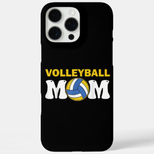 Women Volleyball Mom Shirt Game Day Funny Player iPhone 16 Pro Max Case