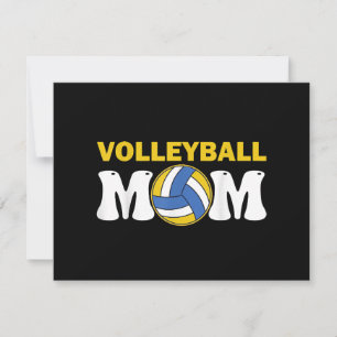 Women Volleyball Mom Shirt Game Day Funny Player Holiday Card