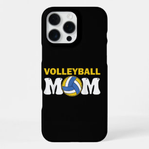 Women Volleyball Mom Shirt Game Day Funny Player iPhone 16 Pro Max Case