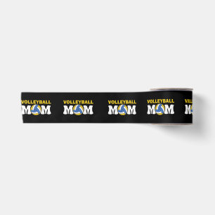 Women Volleyball Mom Shirt Game Day Funny Player Satin Ribbon