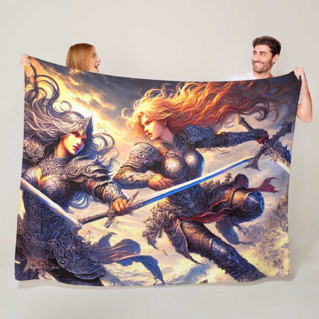Women Warriors Fleece Blanket (In Situ)