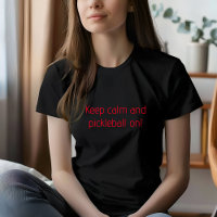 Women Who Live by Pickleball red letter