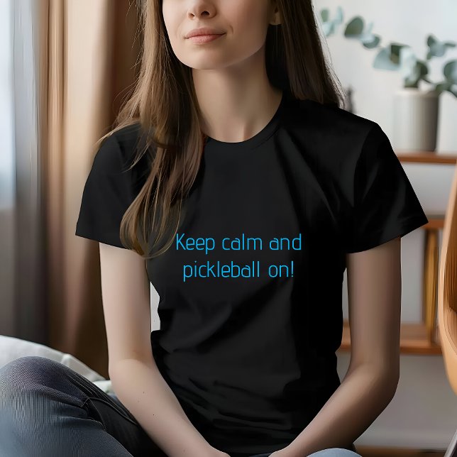 Women Who Live by Pickleball turquoise letter T-Shirt (Creator Uploaded)