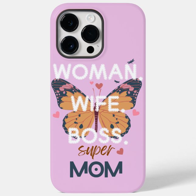 Women, wife, boss, super mom Case-Mate iPhone case (Back)