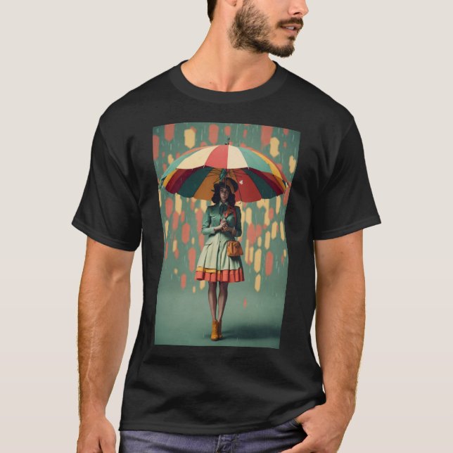 women with umbrella T-Shirt (Front)