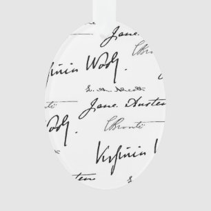 Women Writers double-sided Ornament