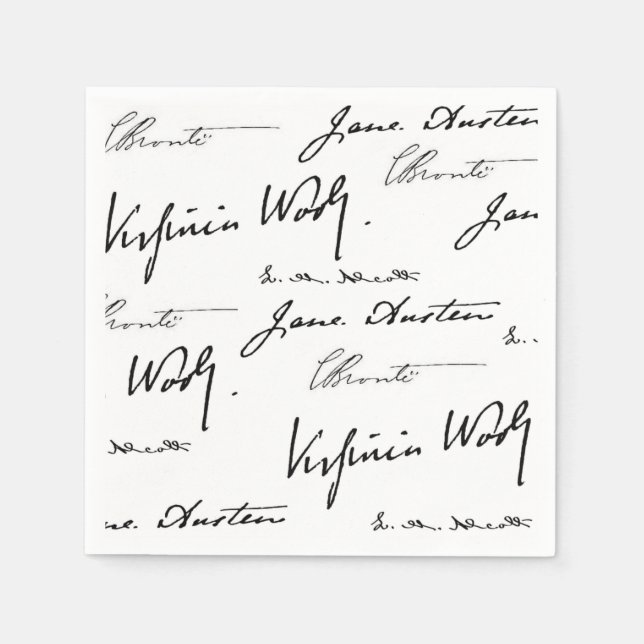 Women Writers Napkin (Front)