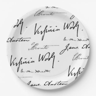 Women Writers Paper Plate