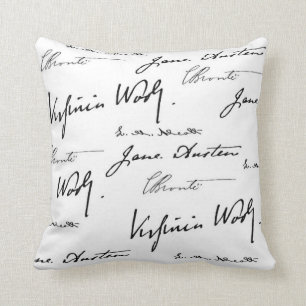 Women Writers Throw Pillow