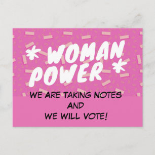 WomenPower Postcard VOTE Politics