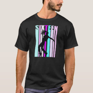 Womens 16th Dance Birthday For Girls Hiphop Dancer T-Shirt