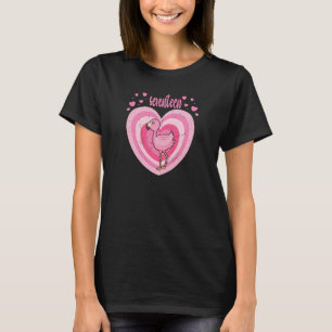 Womens 17 Year Old Cute Flamingo Birthday Girl 17t T-Shirt