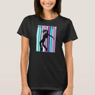 Womens 17th Dance Birthday For Girls Hiphop Dancer T-Shirt