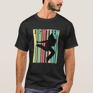 Womens 18Th Birthday Girls Hiphop Dancer Colorful T-Shirt