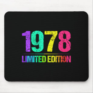 Womens 1978 Limited Edition Vintage 78s Retro Vint Mouse Pad