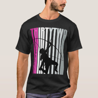 Womens 32nd Archery Birthday Archer Queen Bow Arro T-Shirt