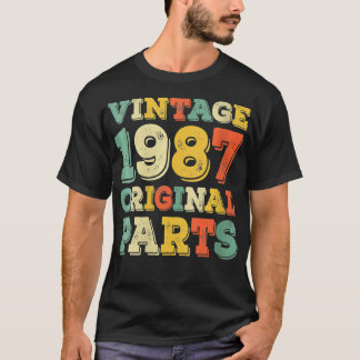 Womens 34 Year Old Gifts Born In 1987 Original Par T-Shirt