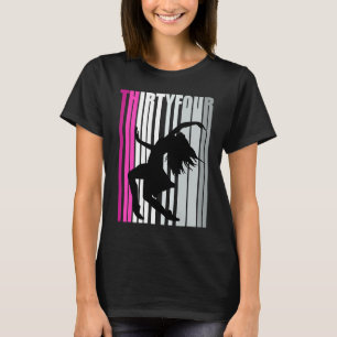 Womens 34th Dance Birthday Dancer Queen Contempora T-Shirt