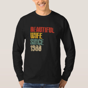 Womens 35th Wedding Anniversary for Her Handsome W T-Shirt