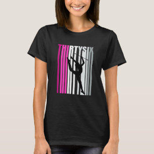Womens 36th Rhythmic Gymnastics Birthday Baton Twi T-Shirt