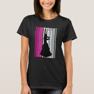 Womens 38th Violin Player Birthday Bday Violinist  T-Shirt