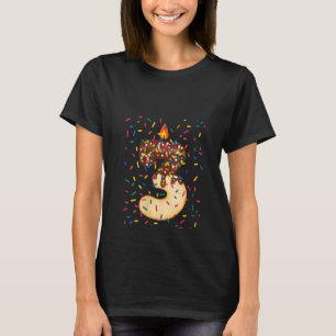 Womens 3 Yrs Old Funny Kids Sweet Donut It's My 3r T-Shirt