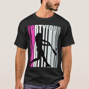 Womens 44th Baseball Birthday Softball Queen Base T-Shirt