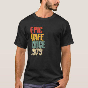 Womens 44th Wedding Anniversary for Her Handsome W T-Shirt