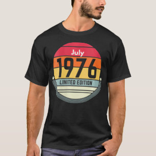 Womens 45th Birthday July 1976 Vintage Retro Women T-Shirt