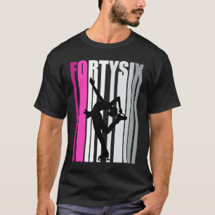 Womens 46th Birthday Ice Skating Queen Ice Skater  T-Shirt